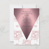 ELEGANT BLUSH WEDDING BELLS RSVP KAARTJE (Achterkant)