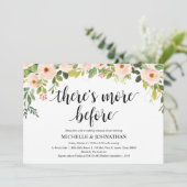 Elegant Blush Wedding Rehearsal Dinner Invites Kaart (Staand voorkant)