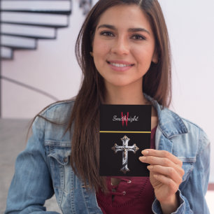 Elegant boeiend visueel Kruis Briefkaart