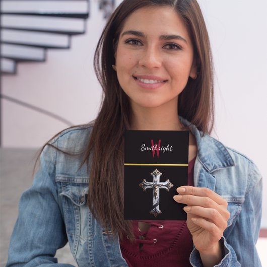 Elegant boeiend visueel Kruis Briefkaart