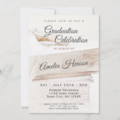 Elegant Boek Stack Afstuderen Foto Afstuderen Kaart (Achterkant)