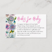 Elegant boek voor Baby Uitnodiging Behuizing Kaart (Voorkant)