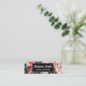 Elegant boeket bloemen | bloemist catering mini visitekaartje (Staand voorkant)
