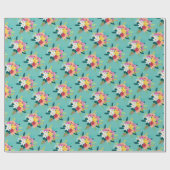 Elegant boeket cadeaupapier (Vlak)