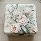 Elegant boeket van Blush Pink Peony Flowers Tissuepapier
