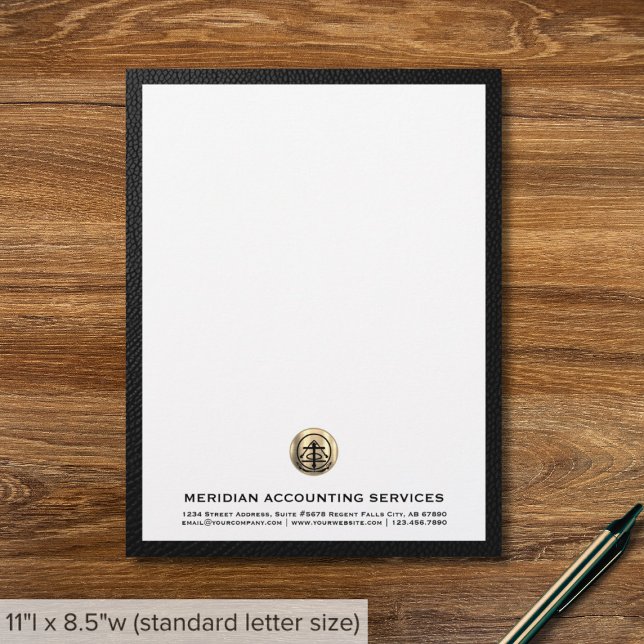 Elegant Boekhouding Logo Letterhead Briefhoofd (Creator heeft geüpload)