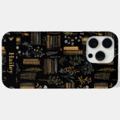 Elegant boekontwerp - Dark Academia - boek Case-Mate iPhone Case (Achterkant (horizontaal))