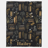 Elegant boekontwerp - Dark Academia -  boek Fleece Deken (Voorkant)