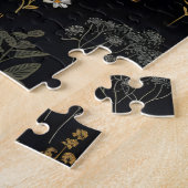 Elegant boekontwerp - Dark Academia -  boek Legpuzzel (Zijkant)