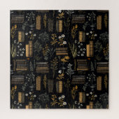 Elegant boekontwerp - Dark Academia -  boek Legpuzzel (Verticaal)