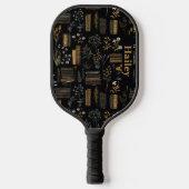 Elegant boekontwerp - Dark Academia -  boek Pickleball Paddle (Voorkant)