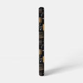 Elegant boekontwerp - Dark Academia - boek Samsung Galaxy Hoesje (Linkerkant)