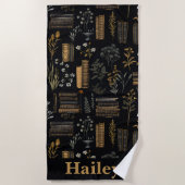 Elegant boekontwerp - Dark Academia - boek Strandlaken (Voorkant)