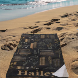 Elegant boekontwerp - Dark Academia -  boek Strandlaken