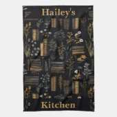 Elegant boekontwerp - Dark Academia -  boek Theedoek (Verticaal)