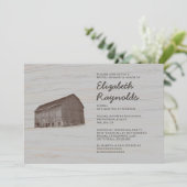 Elegant Boerderij Bridal Shower Invitations Kaart (Staand voorkant)