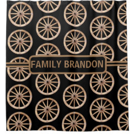 Elegant Boerderij Landelijke Oude Familienaam Douchegordijn