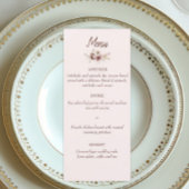 Elegant Boheems huwelijksmenu Menu