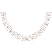 Elegant Boheems pastelpatroon Vlaggetjes (Alle)