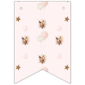 Elegant Boheems pastelpatroon Vlaggetjes (Eerste vlag)