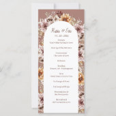 Elegant Boheemse Waterverf Bloemenprogramma (Voorkant)