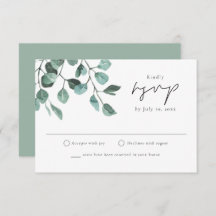Elegant Bohemian Eucalyptus Greenery Leaf