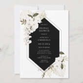 Elegant Bohemian Floral Bridal Shower Kaart (Voorkant)