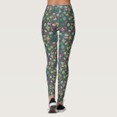 Elegant Bohemian Floral Leggings (Achterkant)