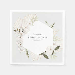 Elegant Bohemian Floral Servet