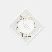 Elegant Bohemian Floral Servet (Hoek)