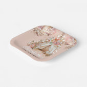 Elegant Bohemian Girl Birthday Specialized Papieren Bordje (Gebogen)