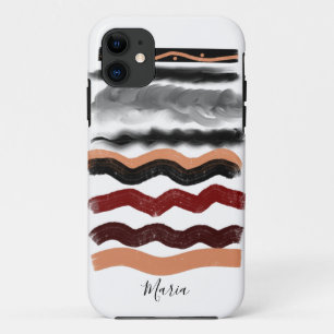 Elegant Bohemian Gold en Black Signature Case-Mate iPhone Case