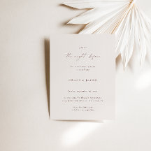 Elegant Bohemian Ivory Minimalist Rehearings Dinne