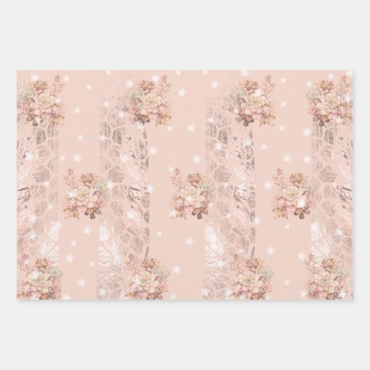 Elegant Bohemian Tent Slumber Party Inpakpapier Vel (Voorkant 3)