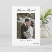 Elegant Boho  Aankondiging (Staand voorkant)