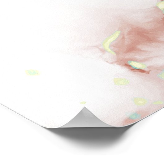 Elegant Boho Agaat Gold Baby shower Welkom Poster (Hoek)