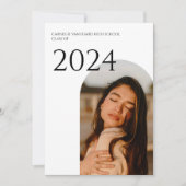 Elegant Boho Arch Afstuderen Kaart (Voorkant)