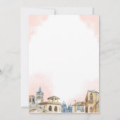 Elegant Boho Arch Bestemming Baby shower Kaart (Achterkant)