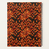 Elegant Boho Autumn Shades Monogram with Initial Planner (Achterkant)