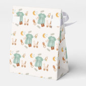 Elegant Boho Baby Meisje Kleding Baby shower Bedankdoosjes (Achterkant)
