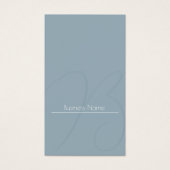 Elegant boho blauw zakelijke productprijs label visitekaartje (Voorkant)