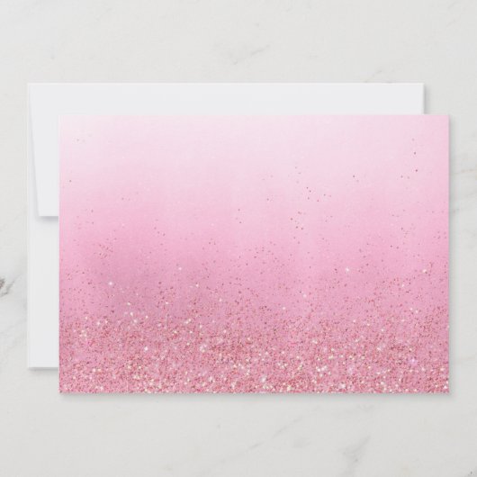 Elegant Boho Blush Roze Jurk Bloemen Vrijgezellenf Kaart (Achterkant)