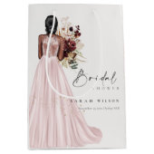 Elegant Boho Blush Wedding Gown Vrijgezellenfeest Medium Cadeauzakje (Voorkant)