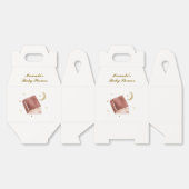 Elegant Boho Boek Moon Star Baby shower Bedankdoosjes (Ongevouwen)
