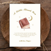 Elegant Boho Boek Moon Star Baby shower
