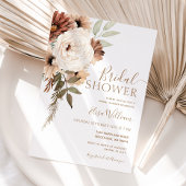Elegant Boho Bridal Shower Kaart