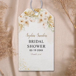 Elegant Boho Bridal Shower with yellow flowers Cadeaulabel