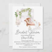 Elegant Boho Bride's Room Vrijgezellenfeest Kaart (Voorkant)