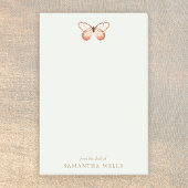 Elegant Boho Butterfly gepersonaliseerd Post-it® Notes