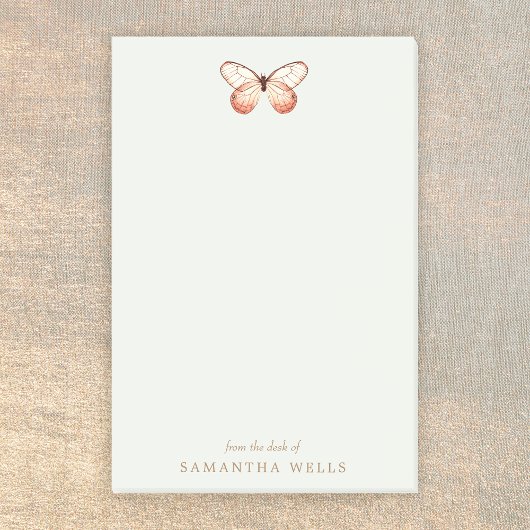 Elegant Boho Butterfly gepersonaliseerd Post-it® Notes